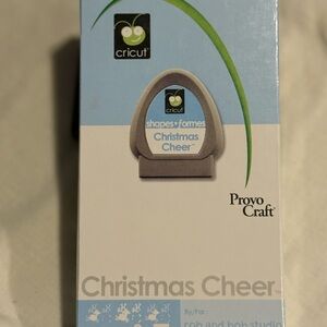 Cricut Christmas Cheer Cartridge with Black and Gold Accents